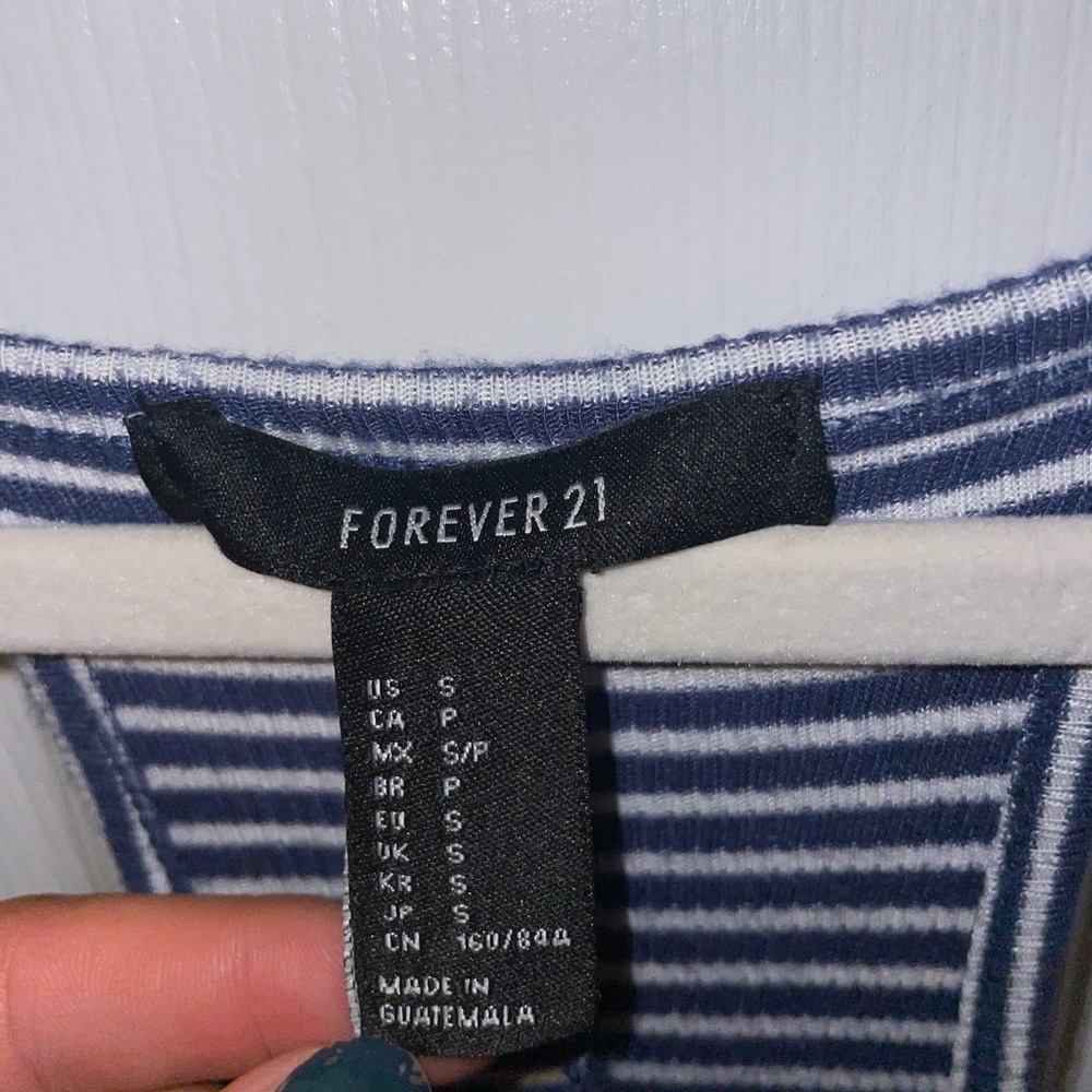 Forever 21 striped tank top